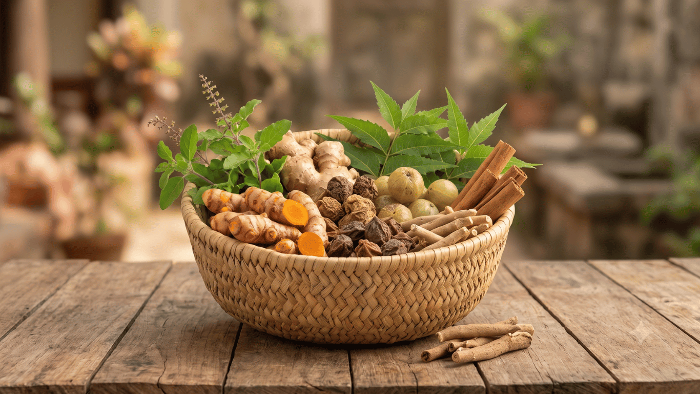 Ayurvedic herbs and natural supplements